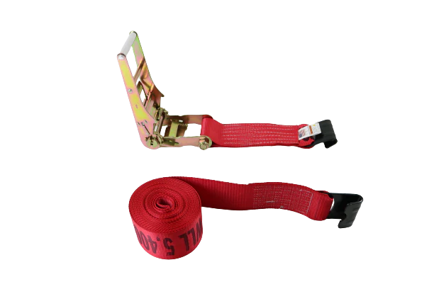 4-Pack 50-Foot Ratchet Straps with Flat Hooks - Heavy Duty Tie Down Straps for Trucks, Trailers & Cargo Securing - Perfect for Moving, Hauling & Transporting