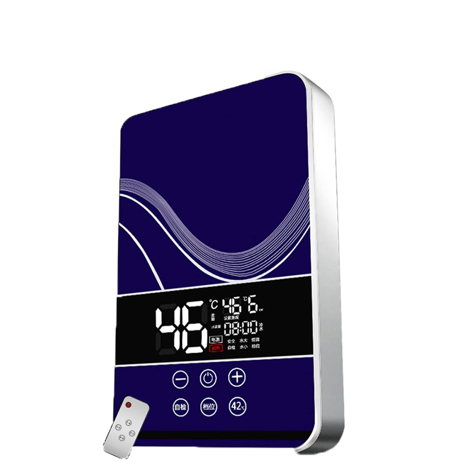LIUHD Electric Mini-Tank Water Heater with LCD Digital Display - 1.5 Gallon Under Sink Instant Hot Water Heater for Kitchen, Bathroom, RV & Office - Energy Efficient Compact Design for Endless Hot Water Supply
