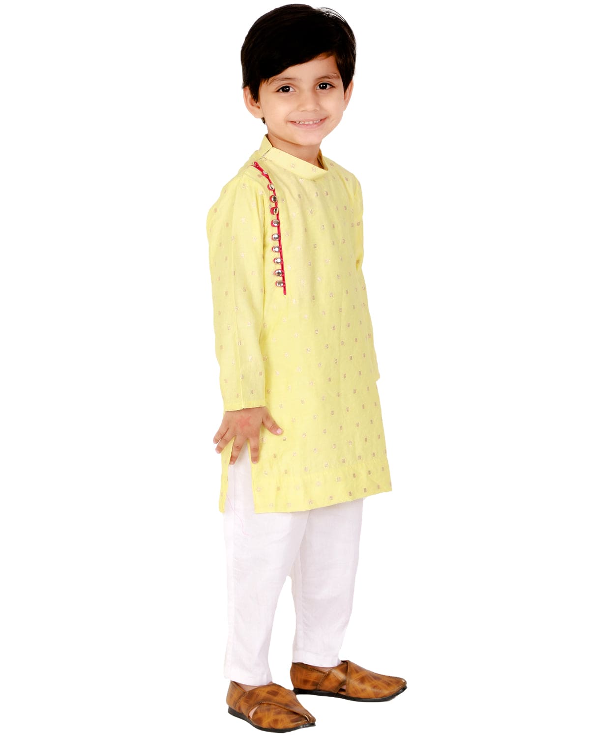 Chanderi Kurta Pajama Set for Men - Traditional Indian Cotton Kurta & Pajama Outfit - Comfortable Ethnic Wear for Festivals, Weddings & Casual Occasions