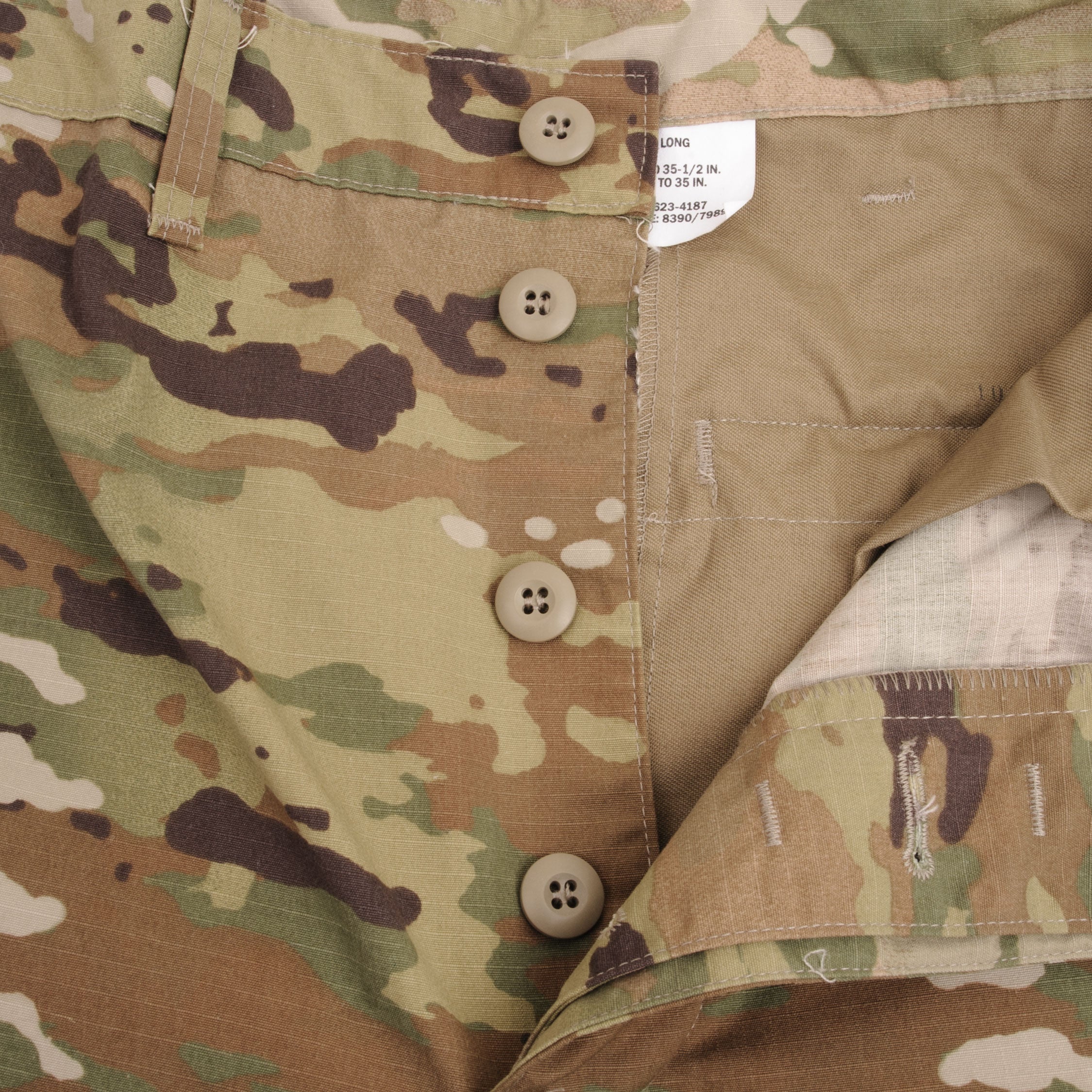US Army Shield Combat Pants - Deadstock Camouflage Trousers Medium Long (NOS) - Military Tactical Gear for Outdoor Hiking & Airsoft
