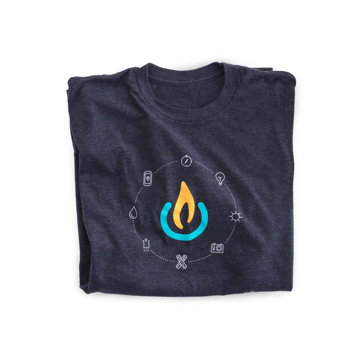 BioLite Organic Cotton T-Shirt for Men & Women - Eco-Friendly, Breathable & Comfortable Casual Wear for Outdoor Activities, Yoga & Everyday Use