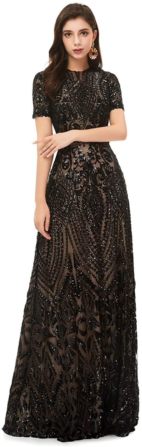 Sexy Sequins Mermaid Dress for Women - Sleeveless Bridesmaid & Evening Party Gown | Perfect for Prom, Cocktail Parties & Formal Events