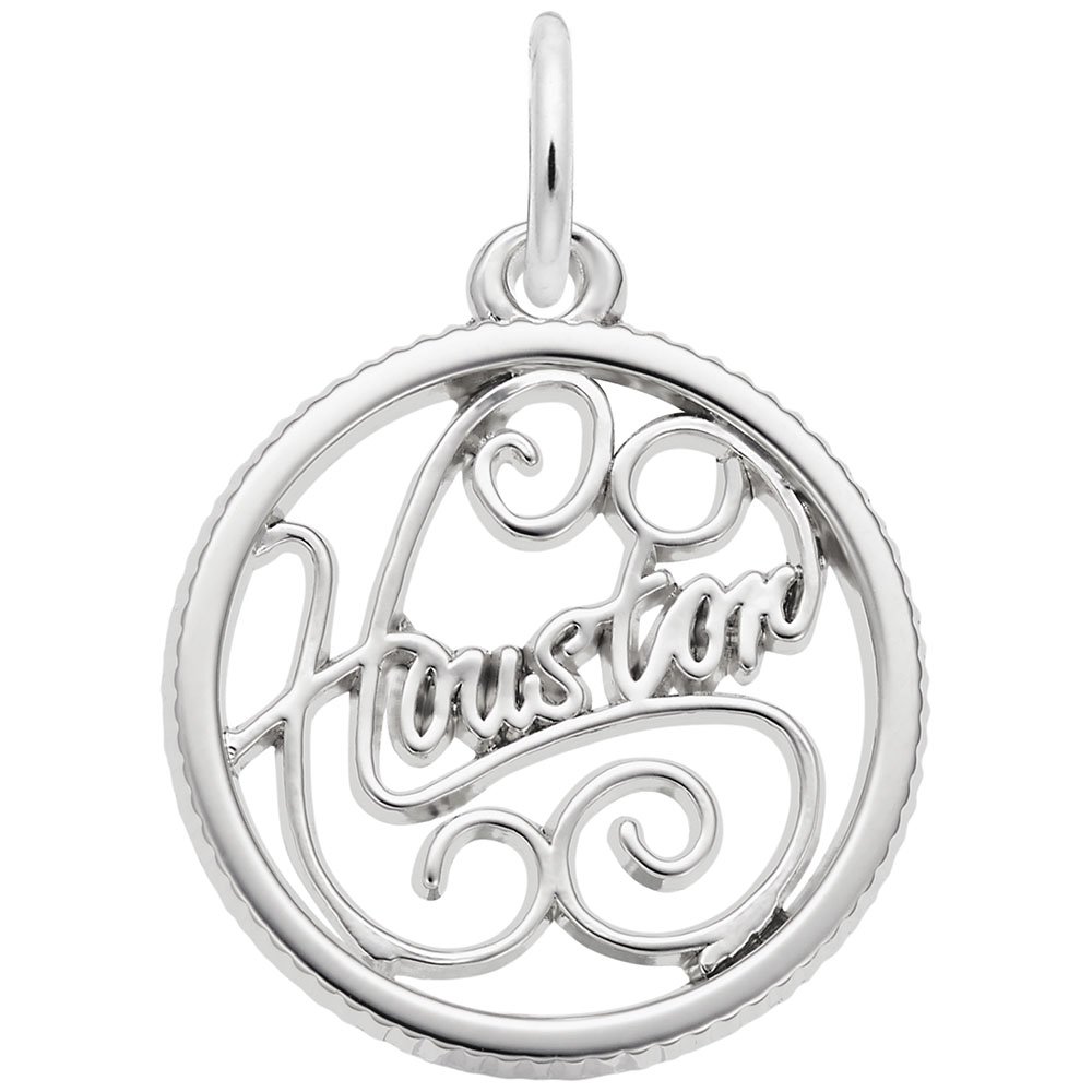 Houston Charm - Handmade Charms for Bracelets & Necklaces - Perfect for DIY Jewelry, Gifts & Fashion Accessories