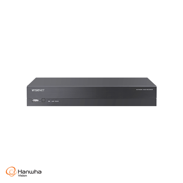Wisenet 4 Channel NVR Security System - 4K Network Video Recorder with Smart Analytics (ARN-410S) for Home & Business Surveillance