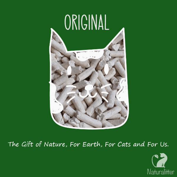 Natural Biodegradable Plant-Based Cat Litter - Eco-Friendly & Clumping - Original Formula for Odor Control | Perfect for Multi-Cat Homes & Small Spaces