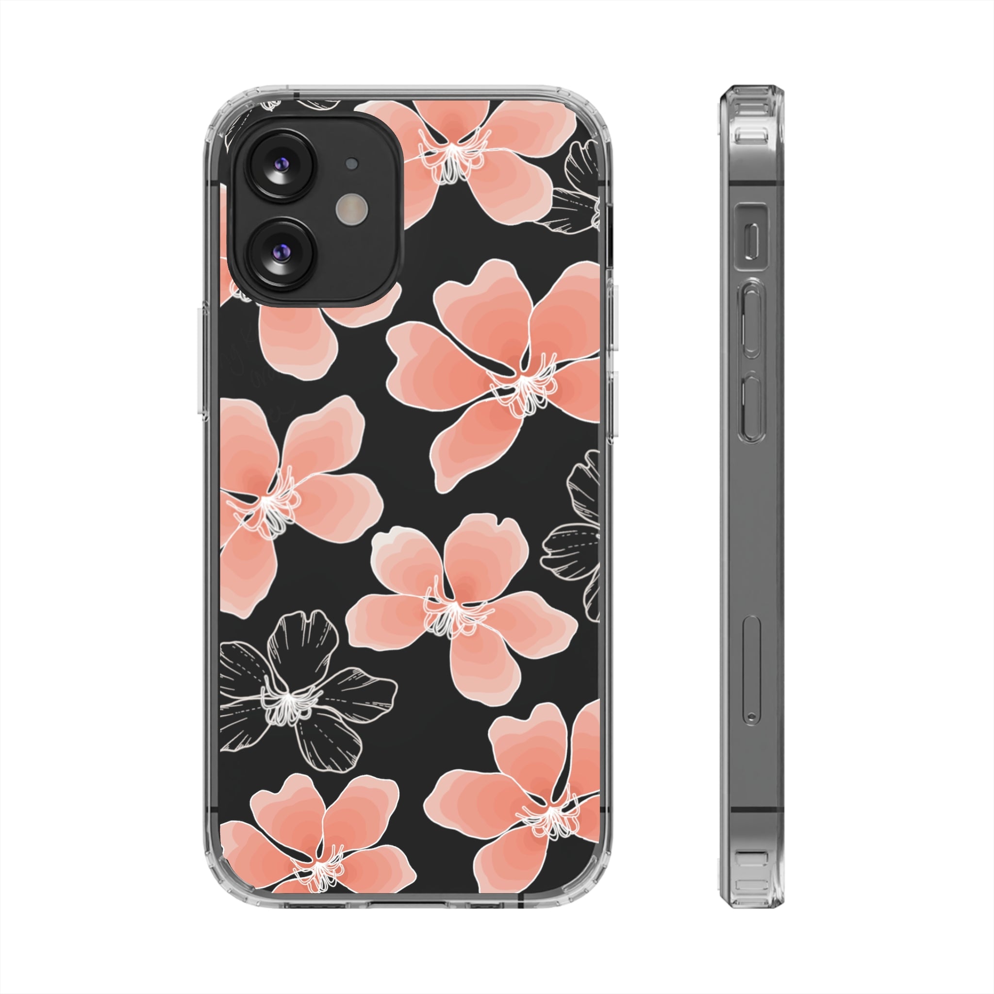 Hong Kong Orchid Clear Phone Case - Slim Protective Cover for iPhone & Samsung | Perfect for Everyday Use, Travel & Gifting