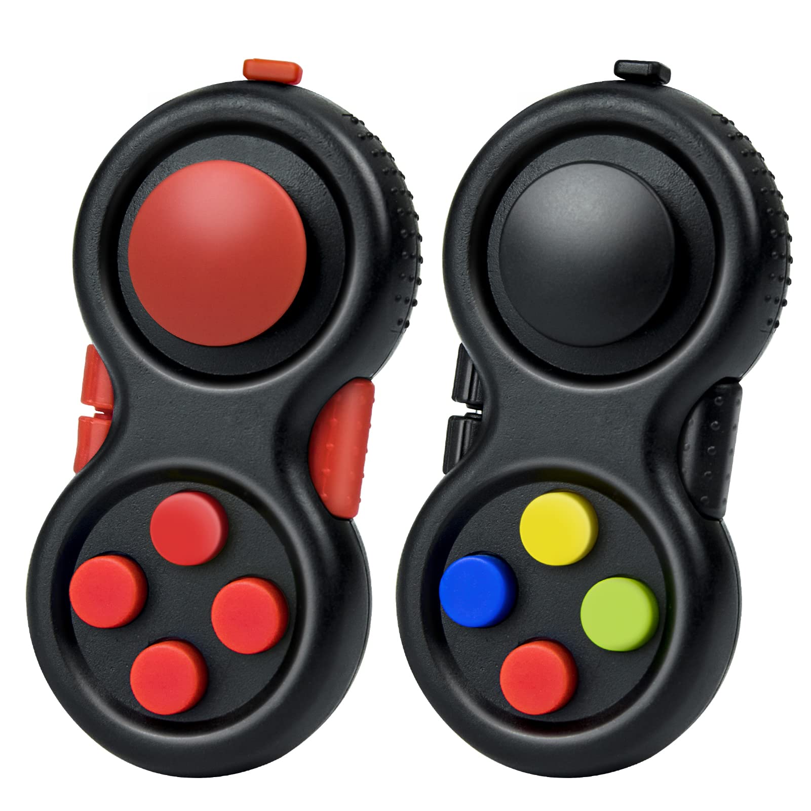 Original WTYCD Fidget Toy Game - 8-in-1 Rubberized Classic Controller Stress Relief Toy with Lanyard for Adults & Kids | Perfect for Anxiety Relief, Focus Improvement, Office, Classroom and Travel Use