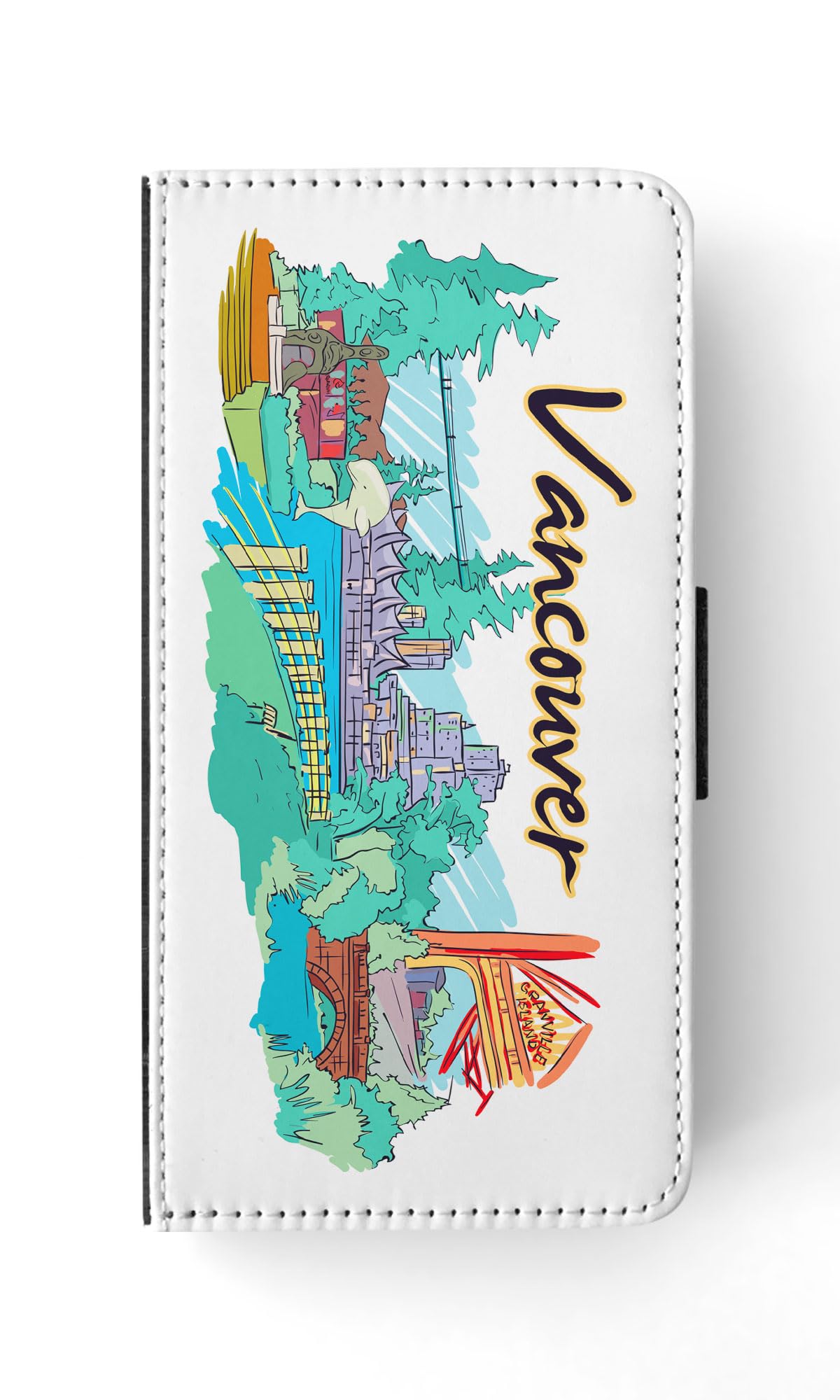 Samsung Galaxy S23 Flip Wallet Case - Vancouver Canada Style for Travel & Daily Use