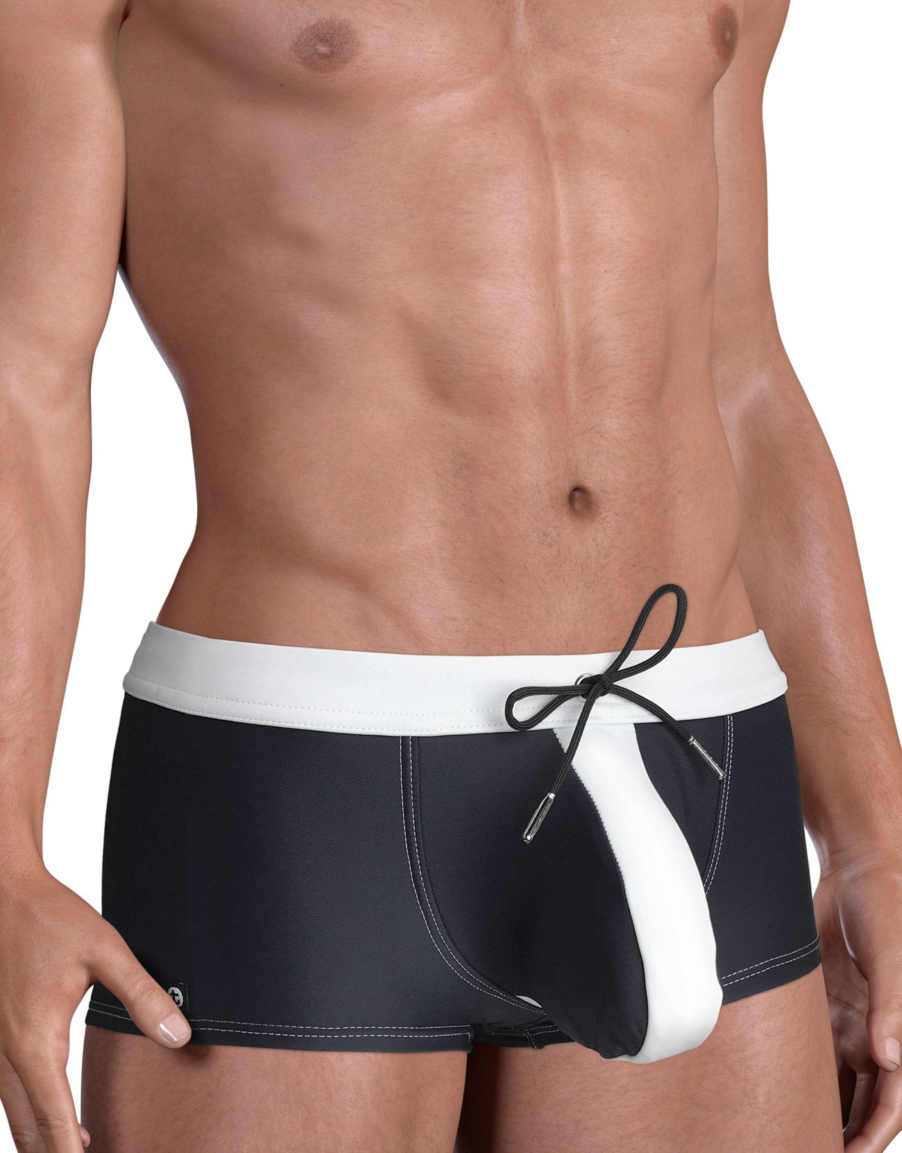 Wildmant Moby Big Boy Swim Briefs - Square Cut Pouch for Comfort & Support - Perfect for Swimming, Beach & Pool Activities