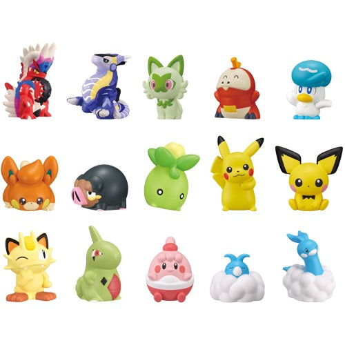 Bandai Pokemon Paldea Region 1 Inch Mini Finger Puppet - Cute Collectible Toy for Kids, Perfect for Playtime, Storytelling & Gifts
