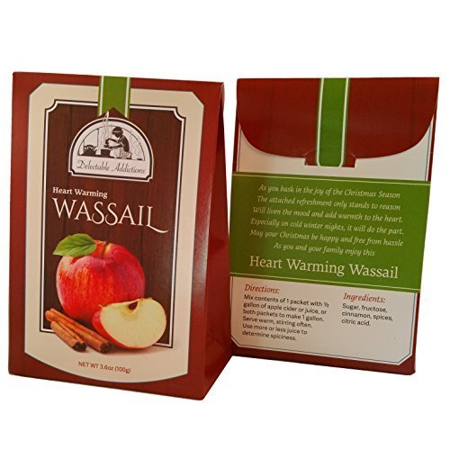 Heartwarming Wassail Gift Box - Premium Spiced Cider Mix for Holidays & Winter Gatherings | Perfect for Christmas Gifts, Family Reunions & Cozy Evenings