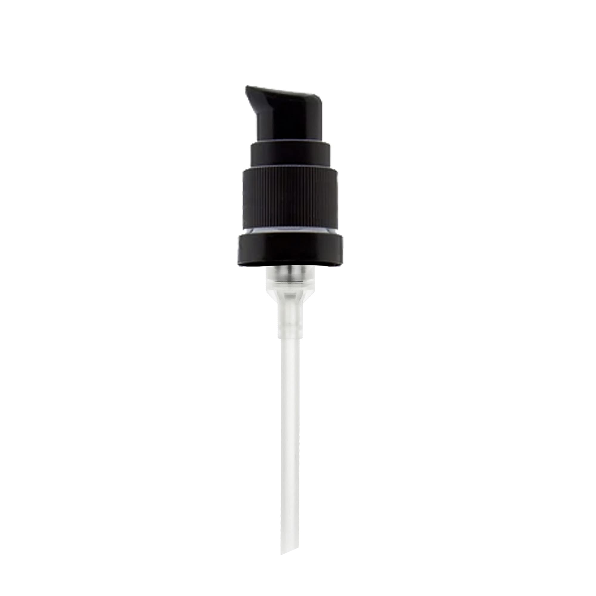 **15ml Clear Round Glass Bottle with Black Lotion Pump & Cap (Pack of 2) – Essential Oil, Skin Care, Cosmetic & DIY Storage – Perfect for Travel, Toners, Beauty Blends & Home Use**