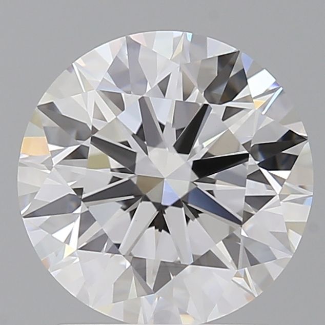 2.25 Carat E Color VVS2 Clarity Round Lab-Grown Diamond for Engagement Rings & Fine Jewelry