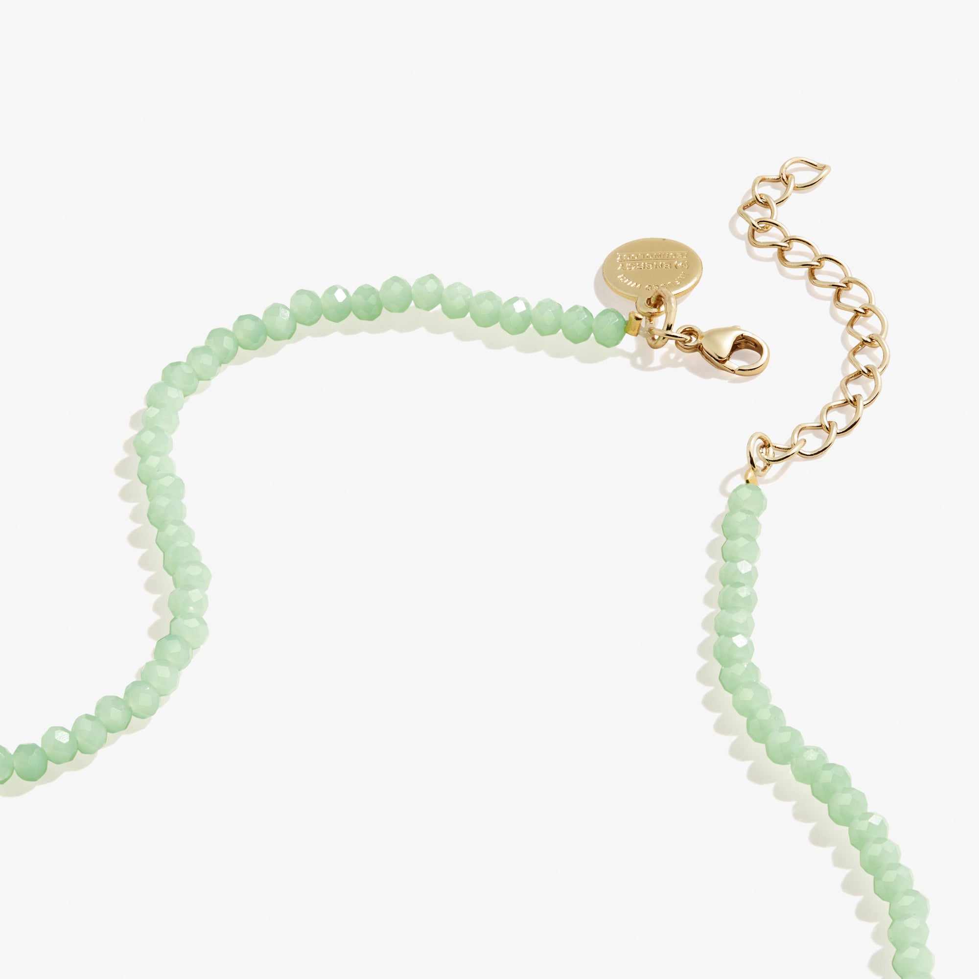 Lucky Four Leaf Clover Necklace with Green Beads - Perfect for St. Patrick's Day & Good Fortune Gifts