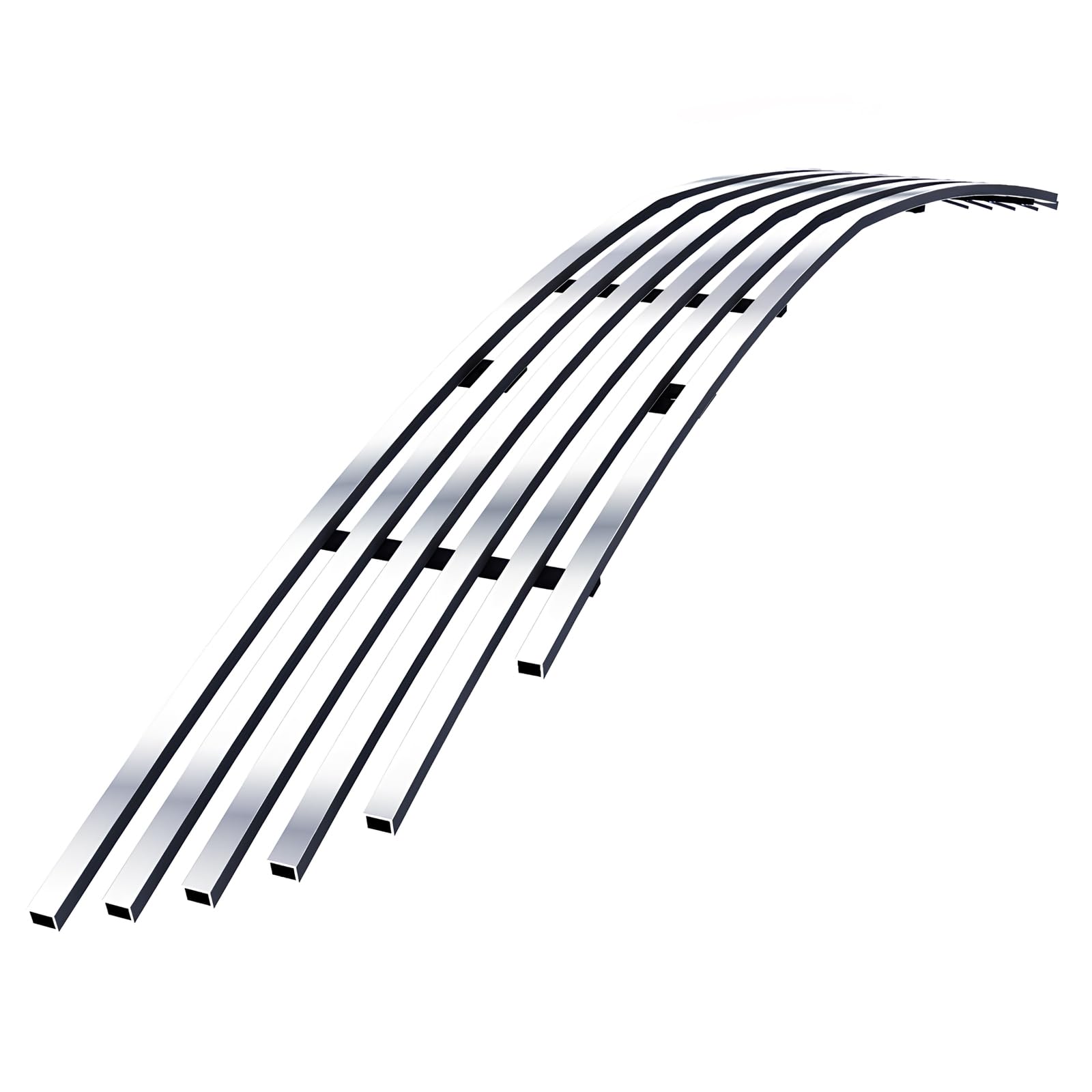 APS Compatible with Ford Mustang 2010-2012 V6 Lower Bumper Chrome Billet Front Grill Insert S18-A55666F | Upgrade Your Mustang's Style for Car Shows & Daily Driving