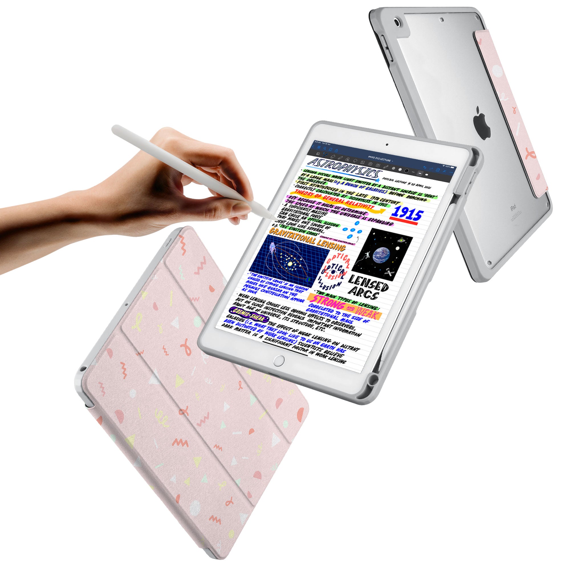 iPad 360 Elite Case - Shockproof Protective Cover for iPad Pro/Air/Mini with Auto Sleep/Wake Feature | Perfect for Kids, Students & Travel Use