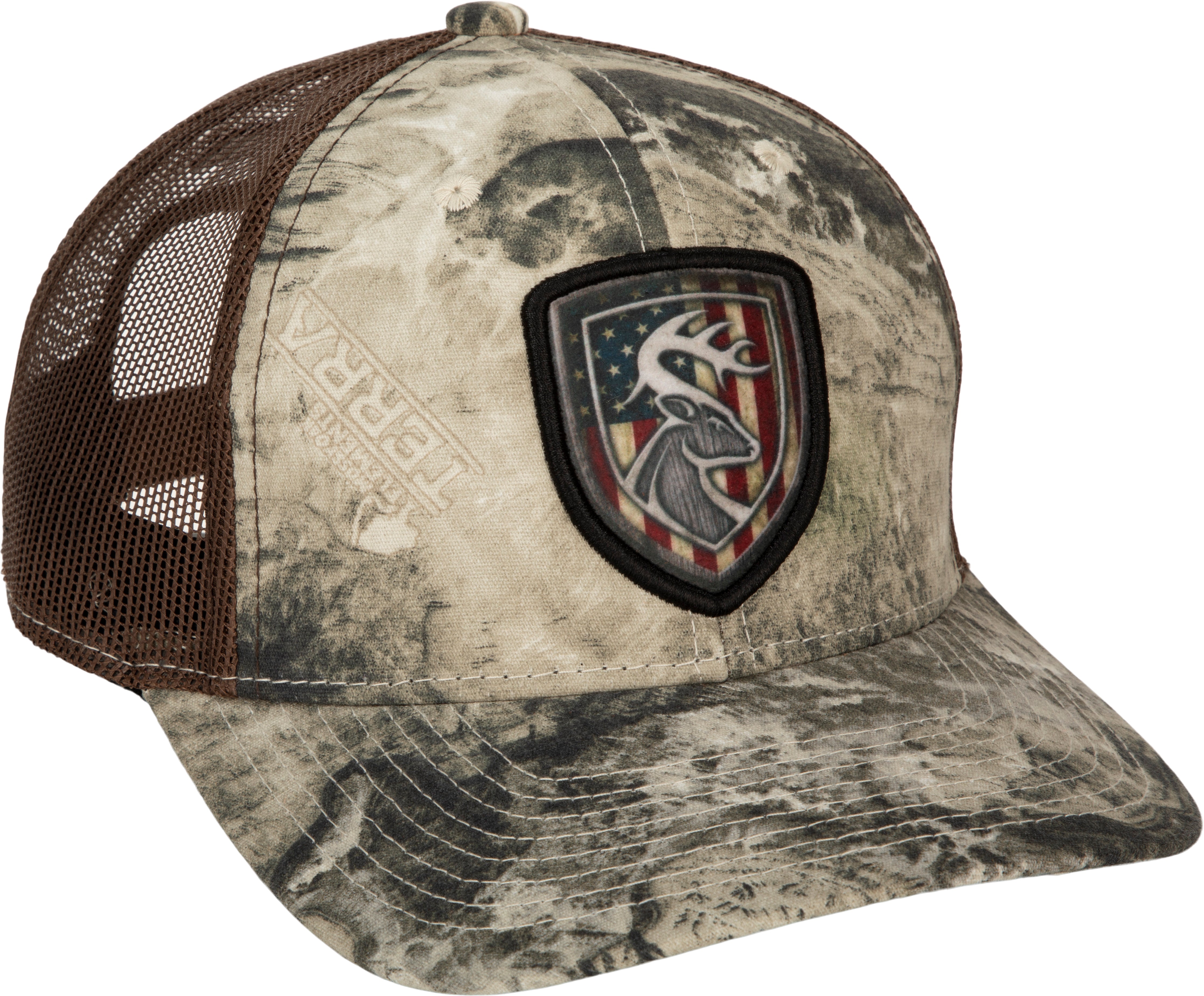 Americana Shield Patch Mesh Back Cap - Patriotic Adjustable Baseball Hat for Men & Women - Perfect for Outdoor Activities, Sports, and Casual Wear