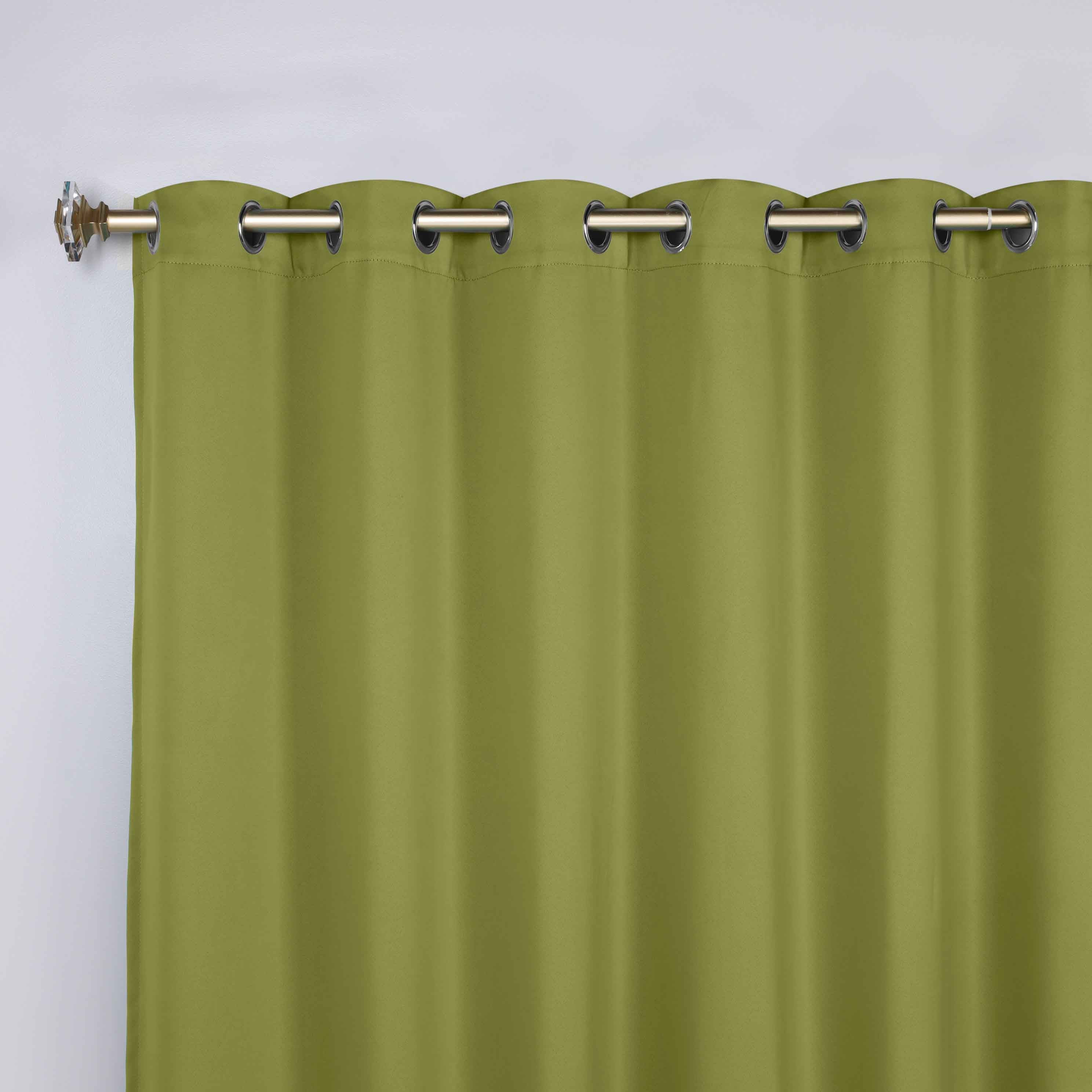 Classic Modern Solid Blackout Curtain Panels - Set of 2 for Bedroom & Living Room - Light Blocking Thermal Insulated Window Drapes for Home Decor