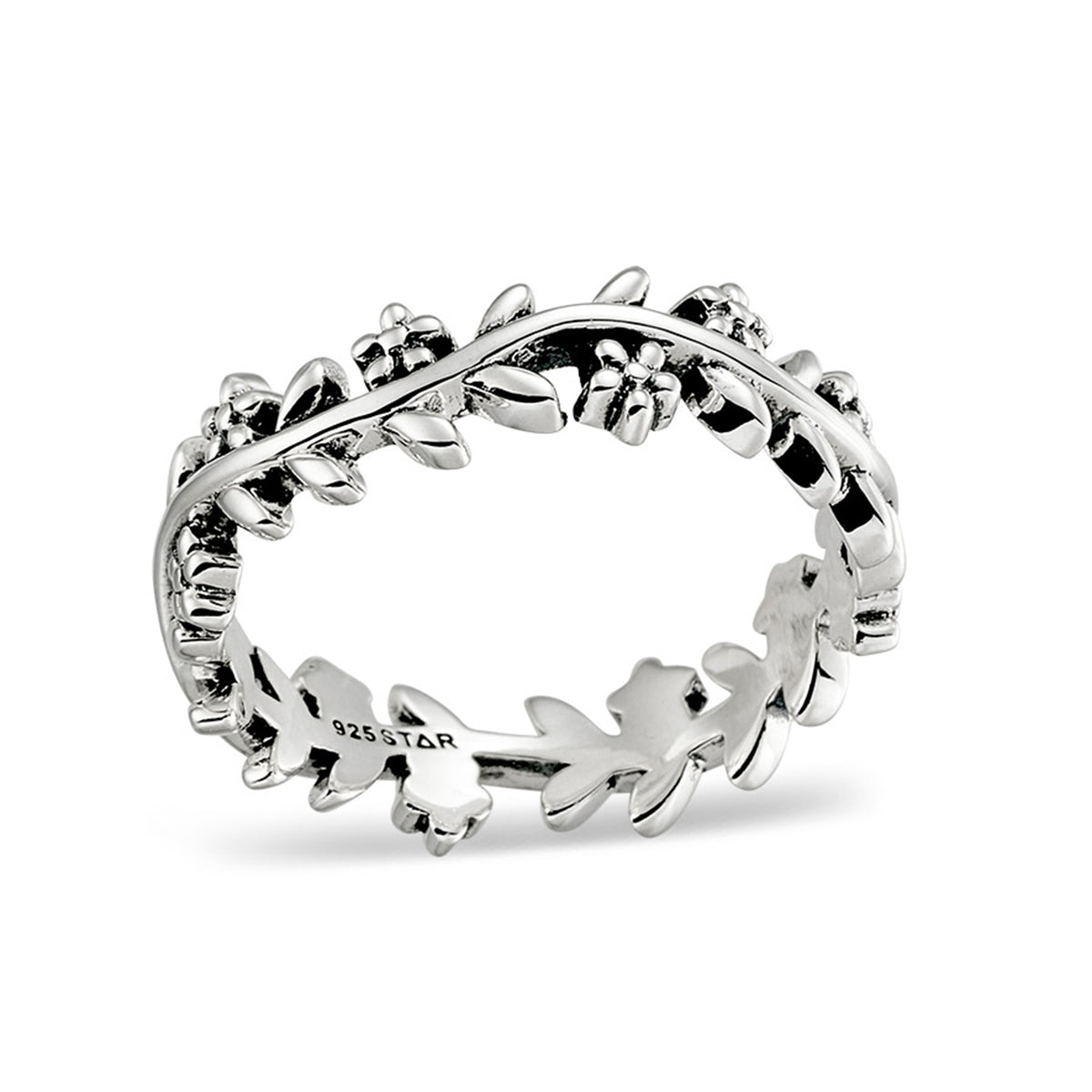 Floral Halo Ring - Elegant Vintage Inspired Wedding Band for Women, Dainty Floral Engagement Ring, Perfect for Bridal, Anniversary & Romantic Occasions