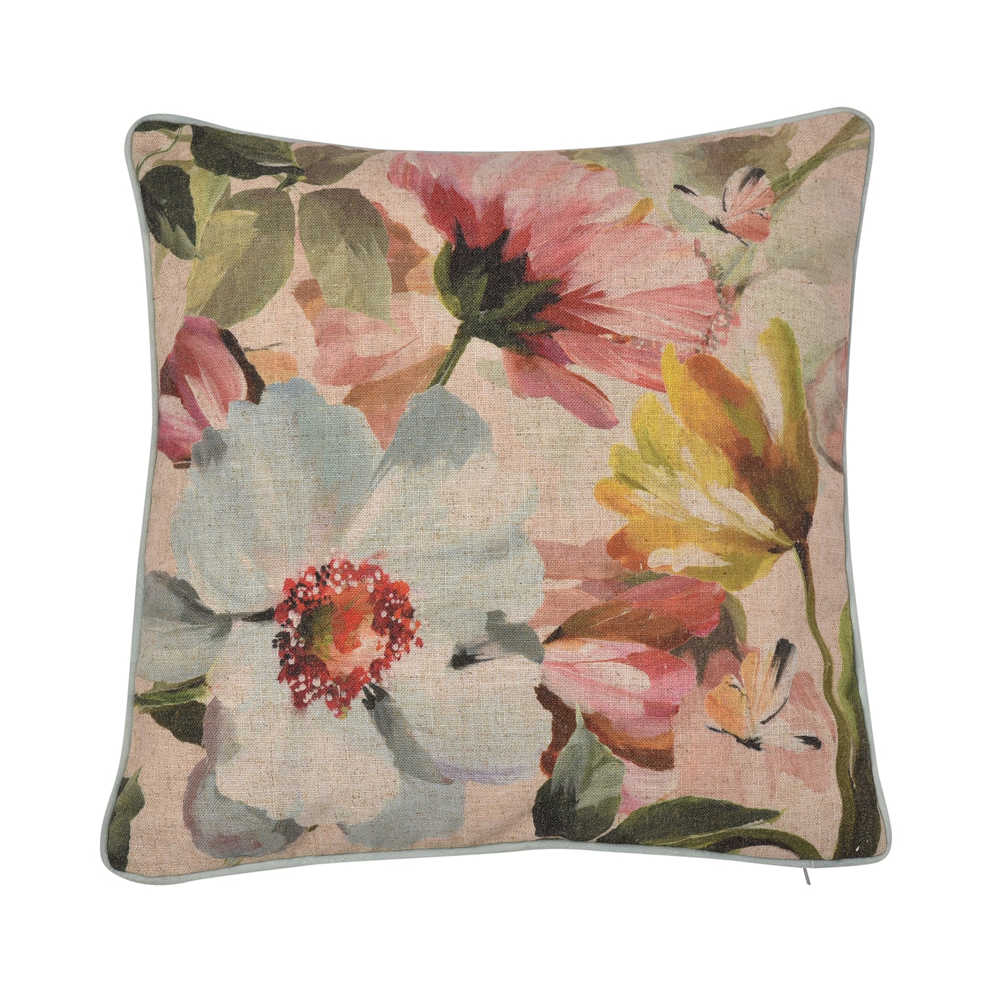 Appletree Heritage Serenity Cushion - Premium Duck Egg Blue Decorative Throw Pillow for Sofa, Bed & Home Decor - Perfect for Living Room, Bedroom and Nursery