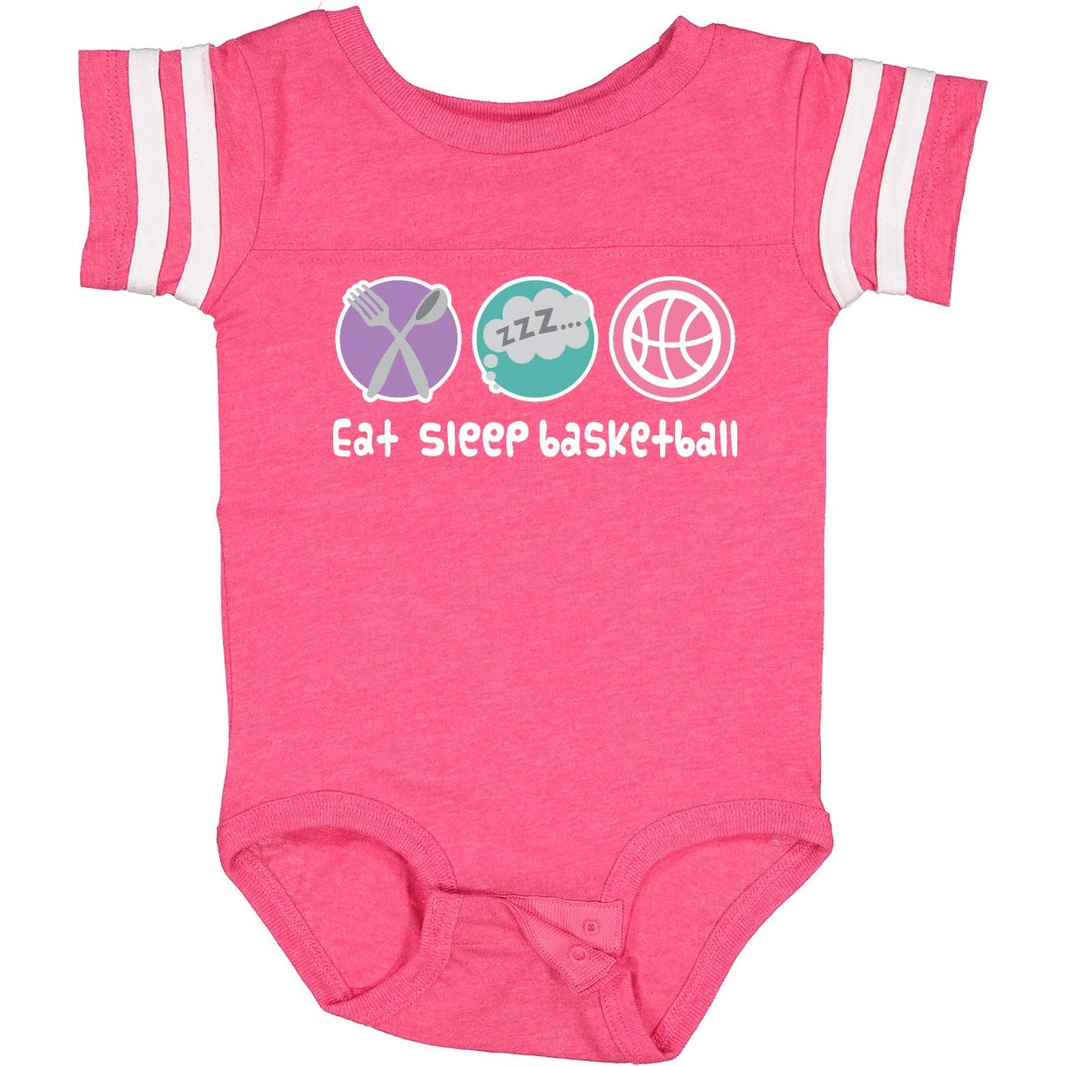 Inktastic Basketball Player Team Coach Baby Bodysuit - Cute Infant Bodysuit for Basketball Fans, Gifts for Coaches & Players - Perfect for Game Days, Team Events & Baby Showers