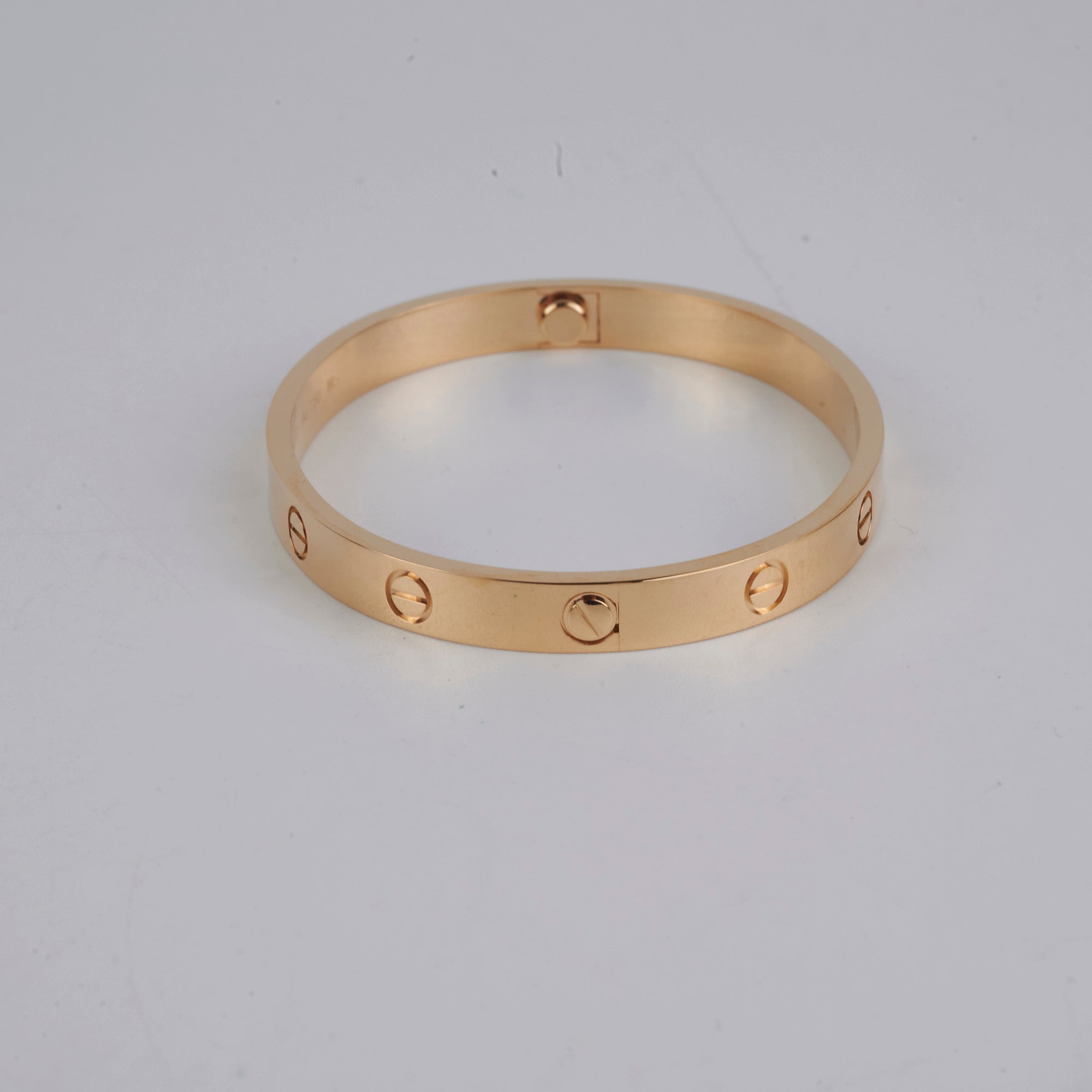 Cartier Love Bracelet 18K Yellow Gold Size 17 - Luxury Jewelry Gift for Women, Anniversary & Valentine's Day Present