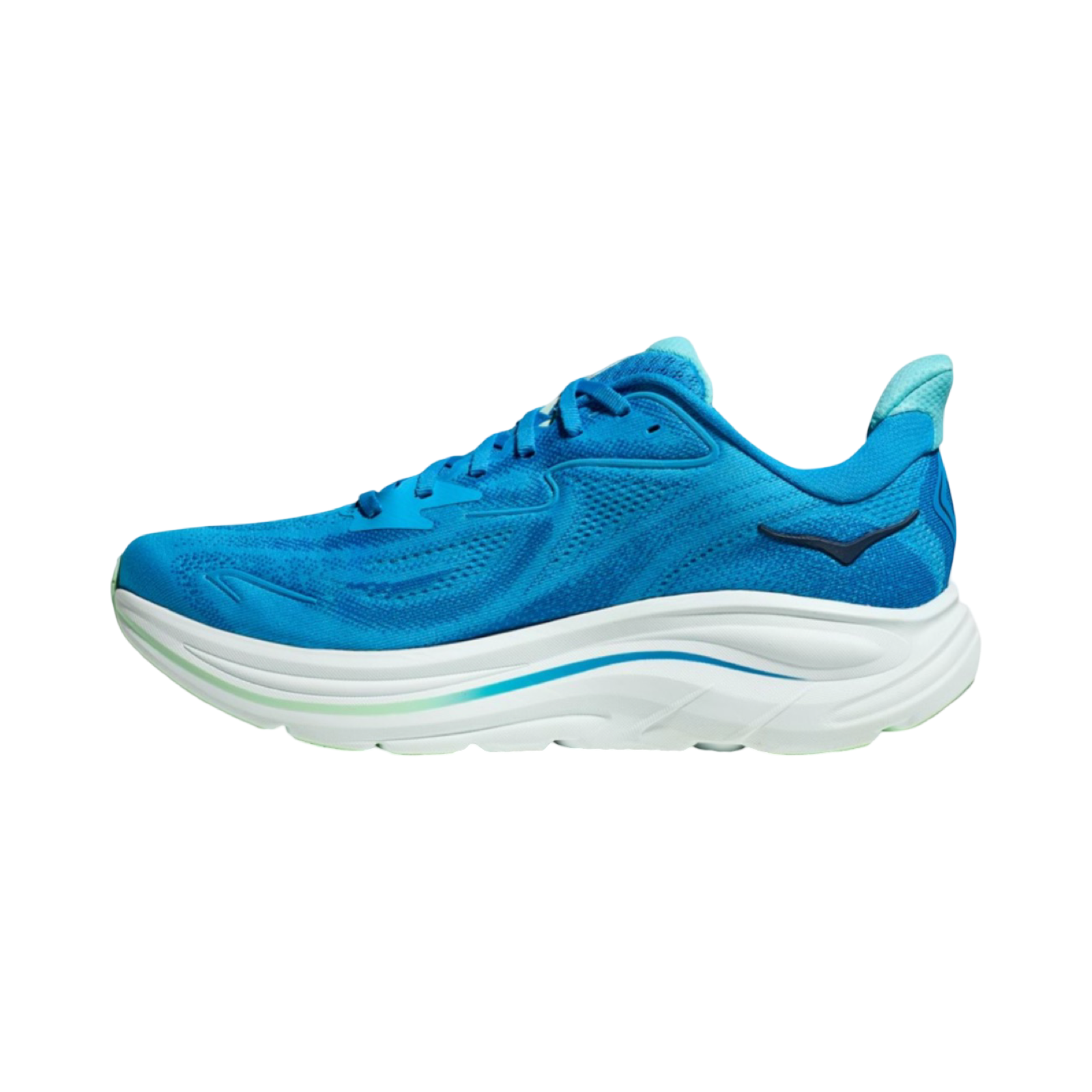 Hoka Clifton 10 Wide Men's Running Shoes - D Width in Blue Skyard Blue | Lightweight Cushioned Road Running Shoes for Men | Perfect for Marathon Training & Daily Jogging