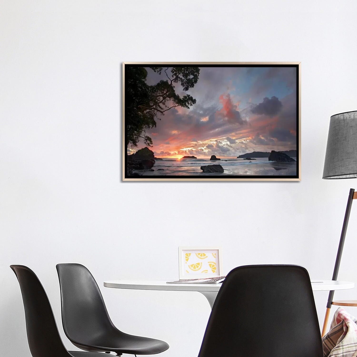 Tim Fitzharris Framed Wall Art - Stunning Beach & Coastline Photo of Manuel Antonio National Park, Costa Rica | Perfect for Home Decor, Office & Living Room