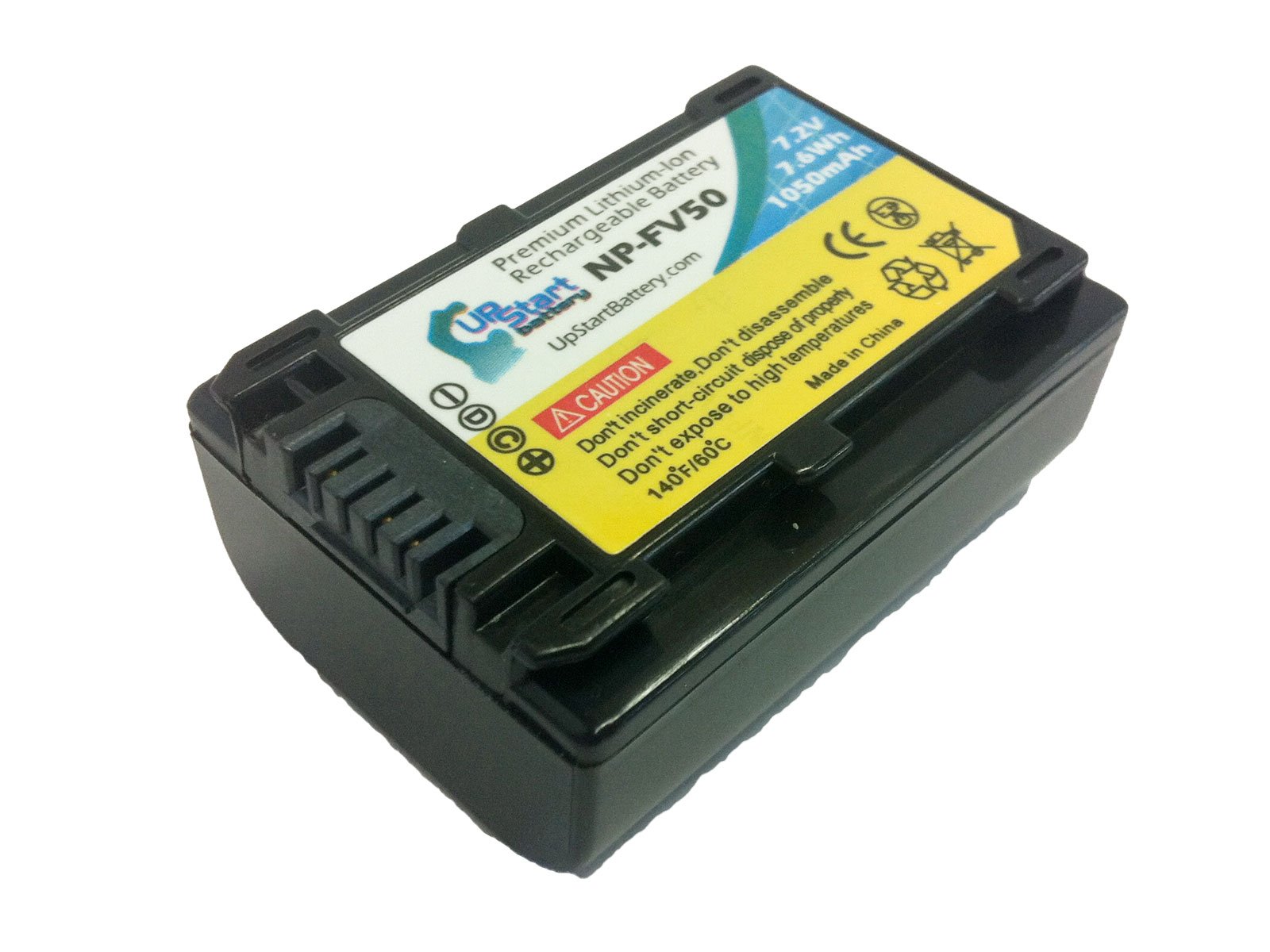 2 Pack Sony NP-FV50 Battery & Charger Kit - 1050mAh for HDR-PJ590V - Travel & Home Use