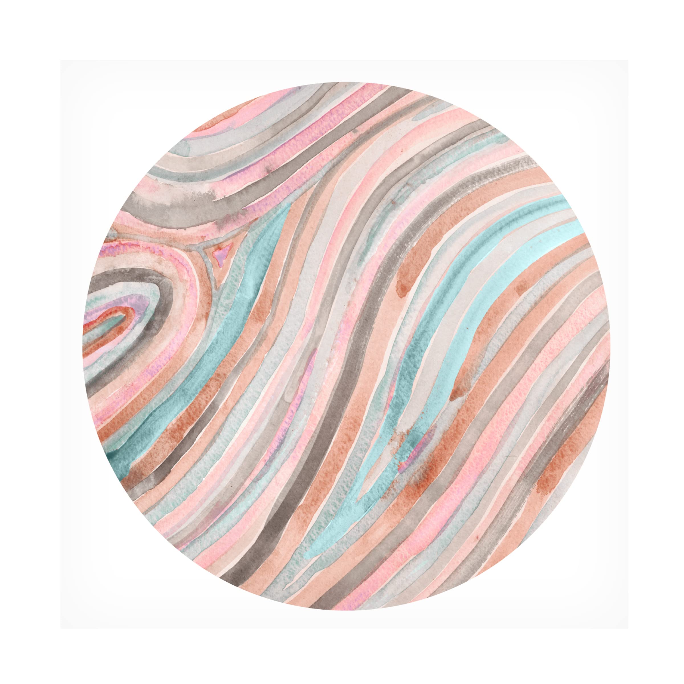 Trademark Fine Art 'Lost Marbles II' Canvas Wall Art by Alicia Ludwig - Abstract Home Decor for Living Room, Bedroom & Office