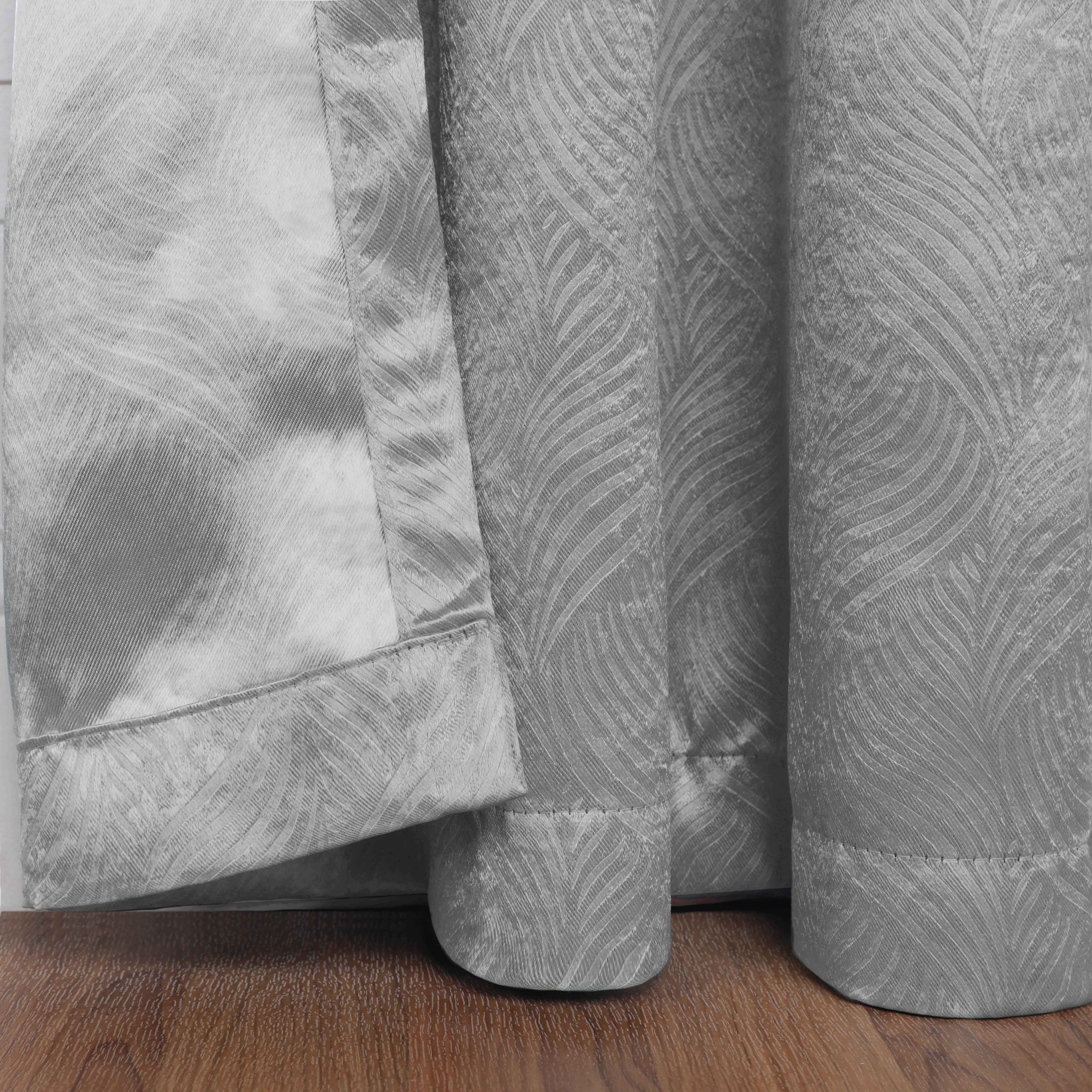 Waverly Modern Washable Blackout Curtains - Room Darkening Window Treatment Panel Set for Bedroom & Living Room - Noise Reducing Thermal Insulated Drapes for Better Sleep & Privacy