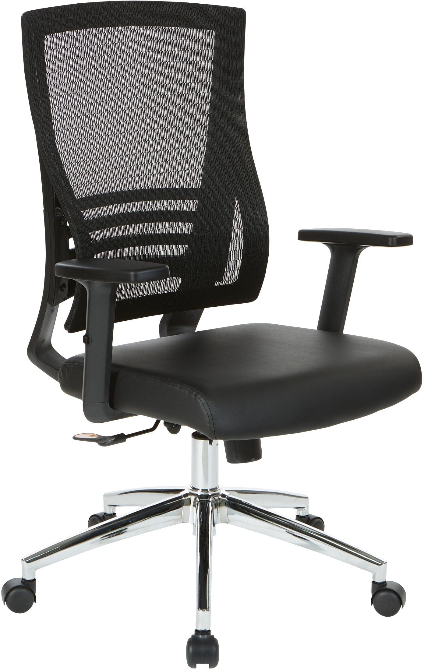 Office Star Black Frame Mesh Back Office Chair [EM60930C] - Ergonomic Desk Chair for Home & Office Workspace