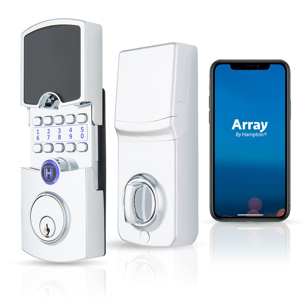 Gen 2 Cooper Smart Lock for Front Door - WiFi Enabled Keyless Entry Deadbolt with Polished Chrome Finish | Works with Alexa & Google Assistant | Secure Smart Home Access for Apartments, Vacation Homes & Rentals