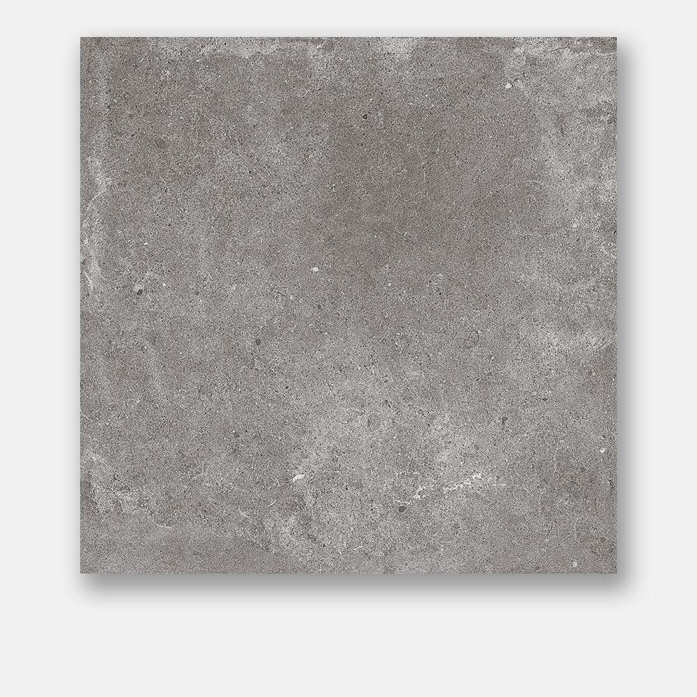Premium Prague Grey 300x300mm Matte Concrete Look Porcelain Tile - Unrectified Floor & Wall Tile for Modern Living Rooms, Kitchens & Commercial Spaces