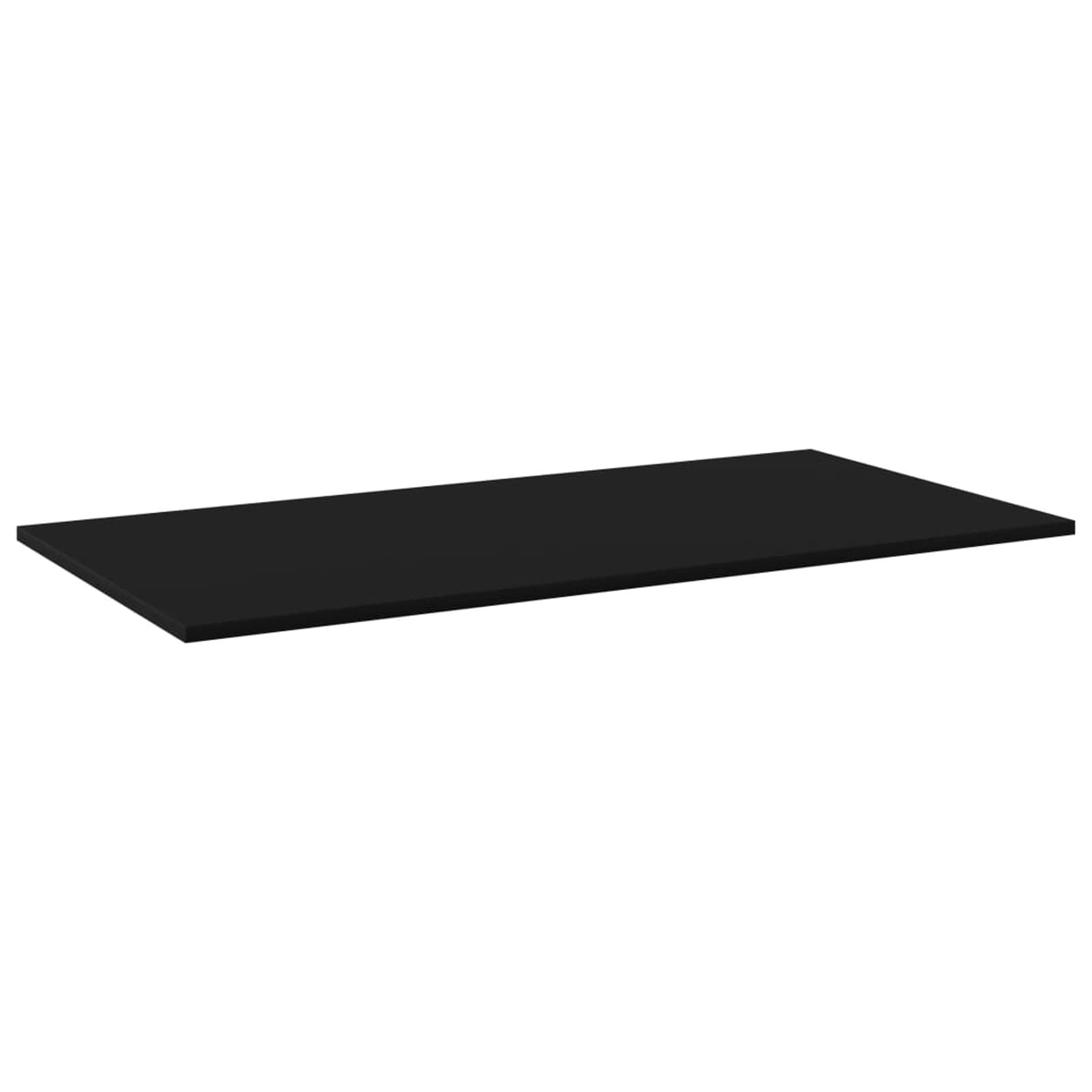 Tidyard 4-Piece Black Bookshelf Replacement Panels - 39.4 x 19.7 x 0.6 Inches Chipboard Shelves for Bookcase & Storage Cabinet - Perfect for Home Office, Living Room & Bedroom Organization