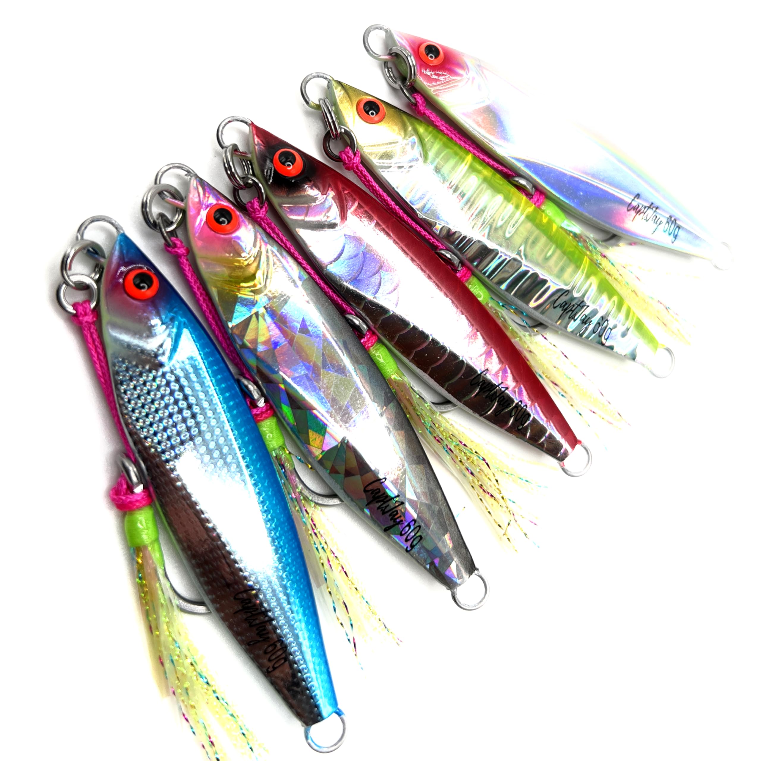 Saltwater Jigs for Speed Jigging & Slow Jigging - Vertical Fishing Lures with Pitching Action - Premium Artificial Jigging Lures for Saltwater Fishing | Perfect for Offshore, Deep Sea & Coastal Fishing Adventures