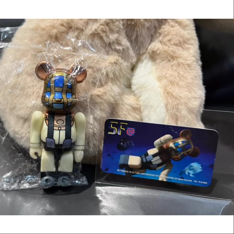 Be@rbrick Series 4 SF Diver 100% Collectible Vinyl Art Toy - Limited Edition Japanese Designer Figure for Display & Gifts | Perfect for Home Decor, Office Collection & Anime Fans