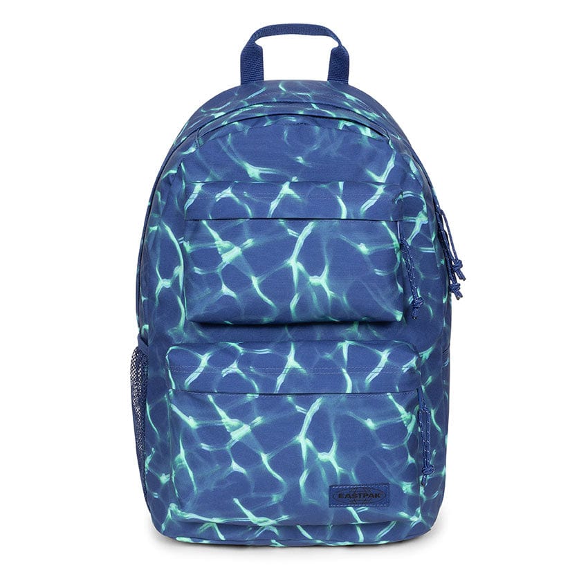 Eastpak Padded Double Backpack - Lightweight Laptop & School Backpack for Men & Women, Durable Water-Resistant Travel Bag (Liquid Navy) - Perfect for College, Work, Commuting & Outdoor Adventures