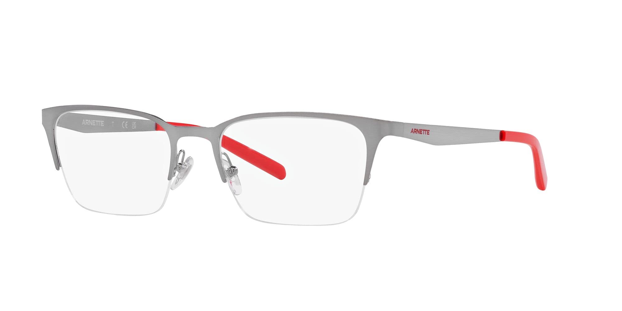 ARNETTE Men's An6126 Makaii Metal Rectangular Prescription Eyeglass Frames - Lightweight Durable Eyewear for Work, Reading & Everyday Use