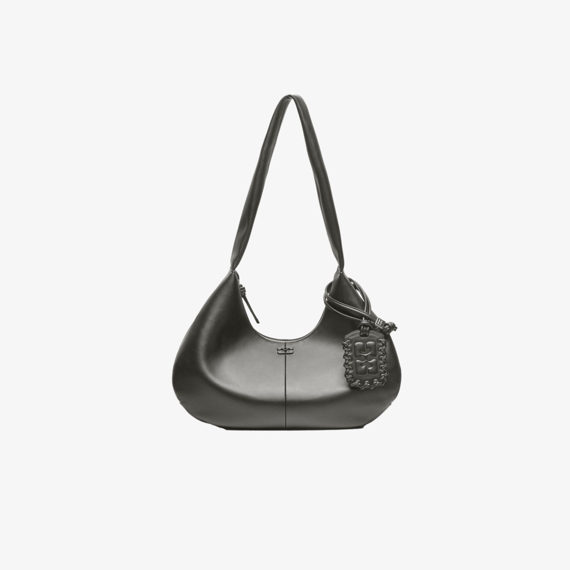 Bou Bag Hobo Medium Crossbody Purse - Stylish Steal Grey Handbag for Women | Perfect for Work, Travel & Everyday Use