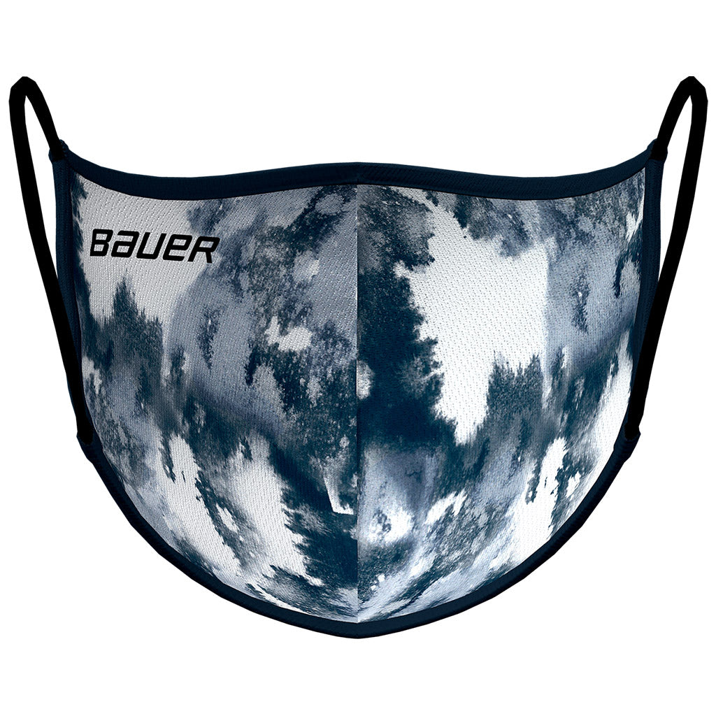 Bauer Reversible Fabric Face Mask - Breathable, Washable & Adjustable for Men & Women - Perfect for Running, Gym, Travel & Daily Protection