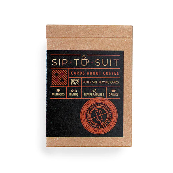 Coffee Lover's Gift Set - Sip to Suit Art of Caffeination Cards for Coffee Enthusiasts | Perfect for Baristas, Home Brewers & Coffee Shop Owners