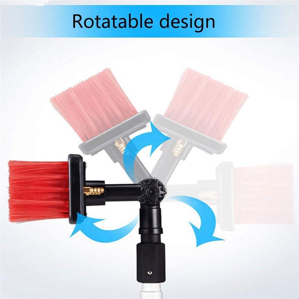 Telescopic Water-Fed Pole System for Solar Panel Cleaning & Truck Window Washing - Extendable Glass Cleaning Brush for Photovoltaic Panels, High Windows, and Glass Walls - Perfect for Commercial & Residential Use