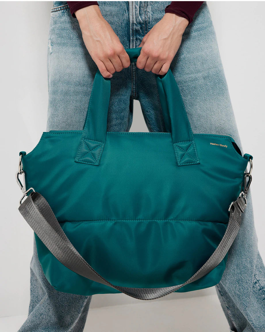 Maximilian Waterproof Nylon Dance Tote Bag - Emerald Green for Ballet, Jazz & Dance Classes | Perfect Dance Bag for Women & Girls