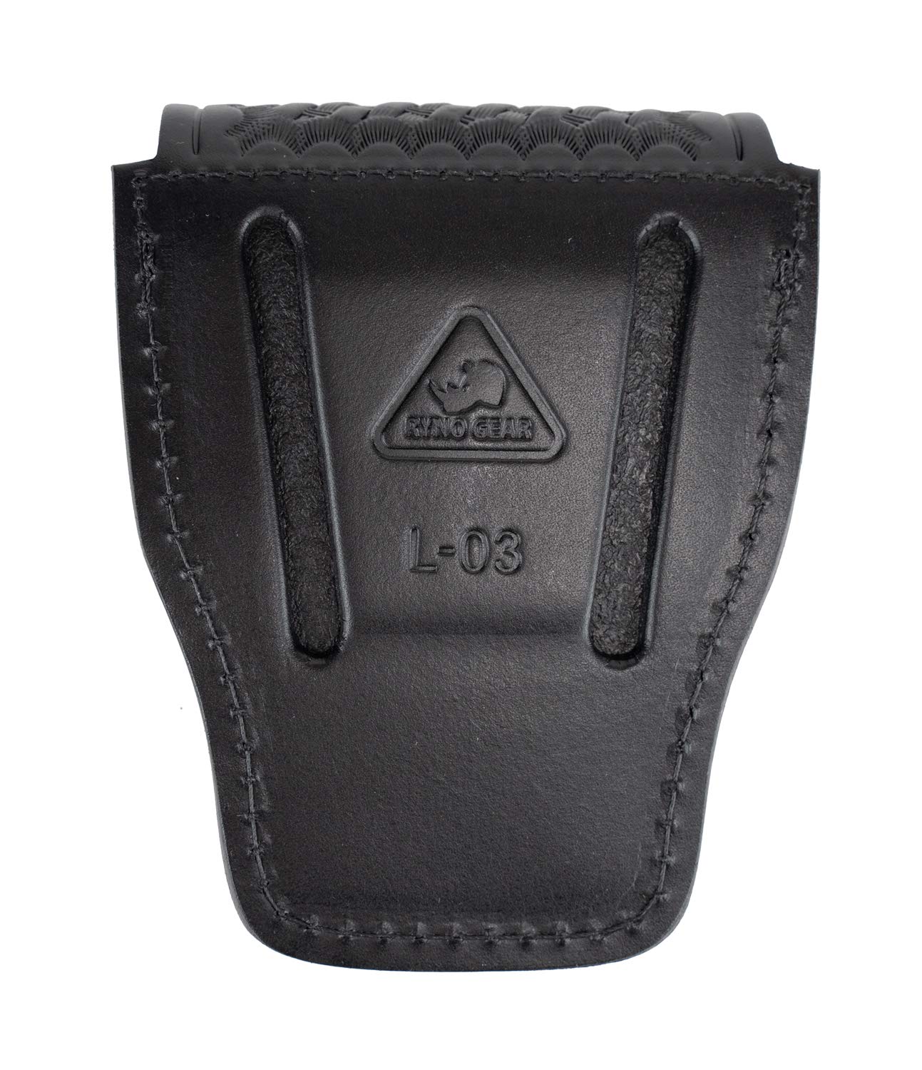 Genuine Leather Single Handcuff Case - Police Handcuff Holder & Cuff Pouch for Law Enforcement, Security Guards & First Responders - Durable Leather Handcuff Storage for Duty Belts & Tactical Gear