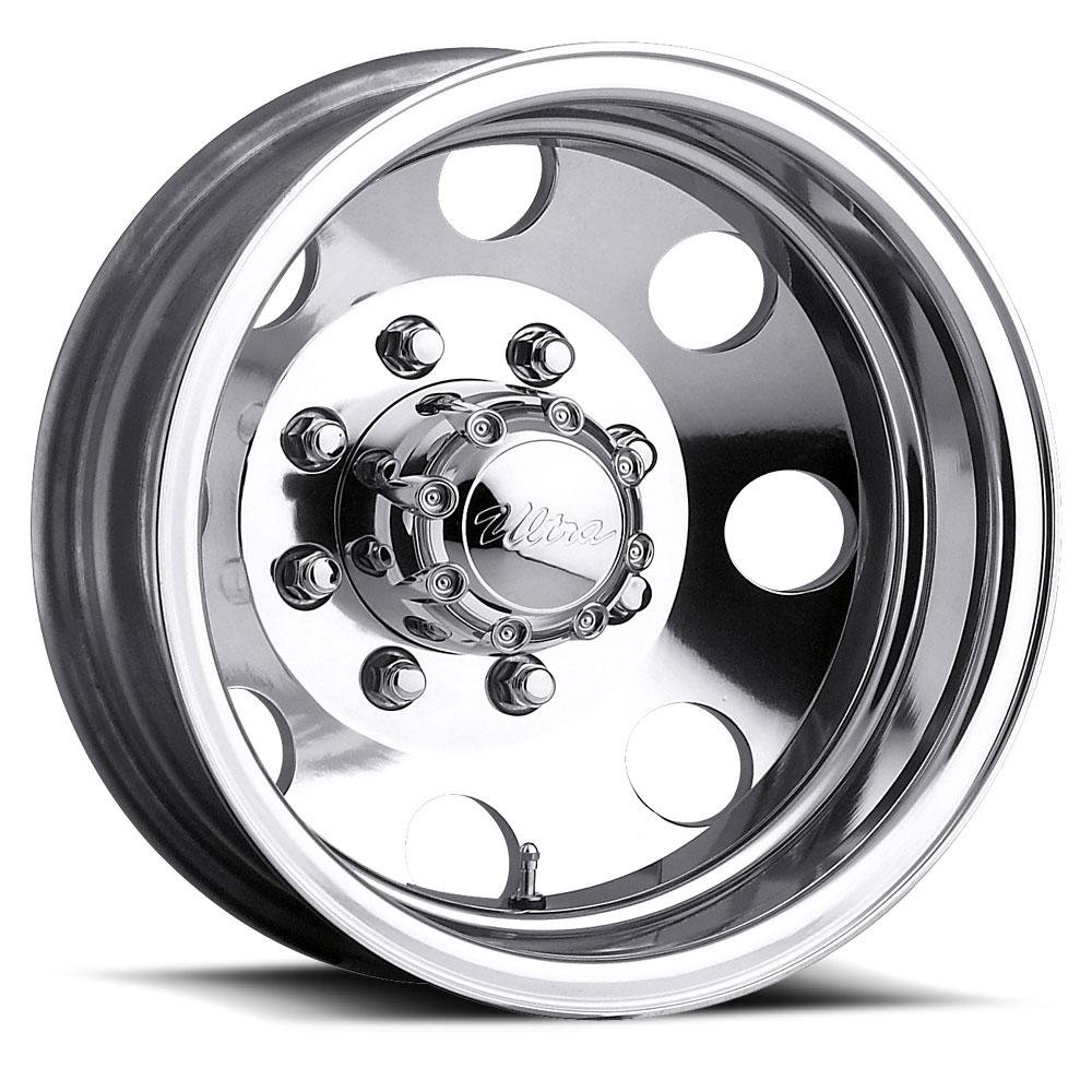 Ultra Wheels Dualie Type 002 Polished 17x6.5 Inch Chrome Wheels - Premium Alloy Rims for Trucks, SUVs & Off-Road Vehicles | Durable & Stylish Upgrade