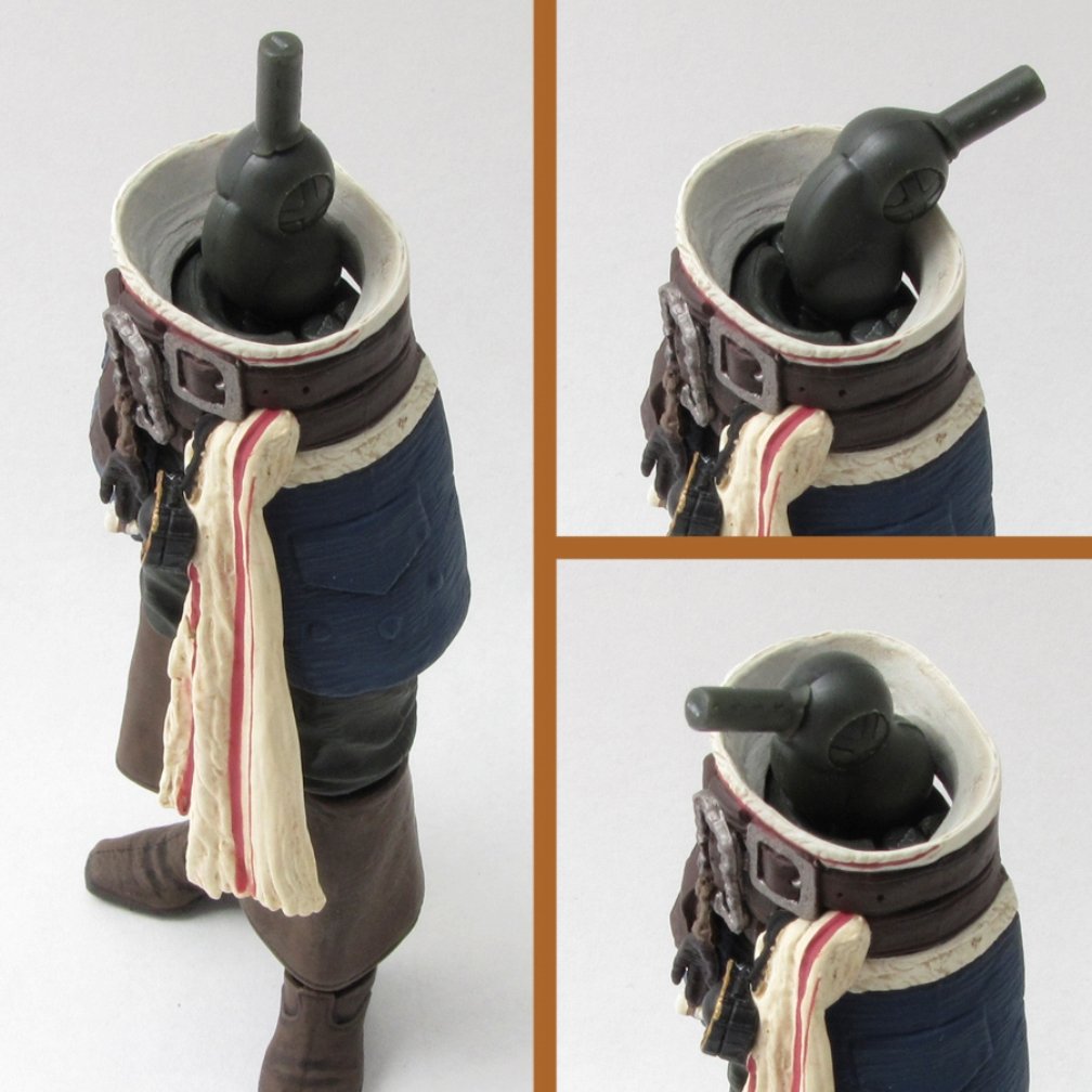 Pirates of The Caribbean Revoltech Sci-Fi Super Poseable Action Figure - Jack Sparrow by Kaiyodo Japan | Collectible Toy for Fans, Display & Role Play