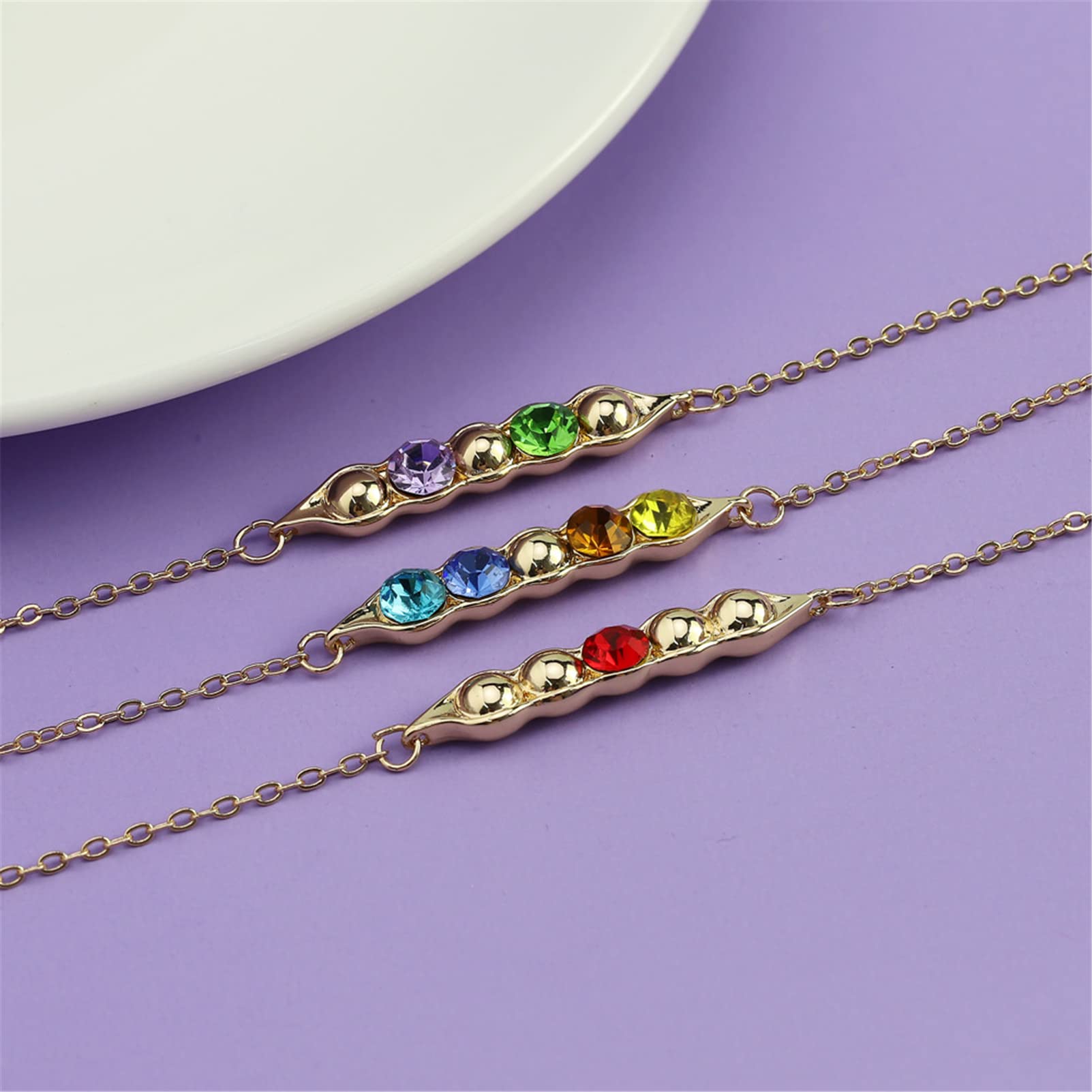BAUMA AUTO Personalized Mothers Bracelets with 1-6 Simulated Birthstones - Custom Engraved Heart Name Bracelet for Mom, BFF & Family - Unique Jewelry Gift for Birthday, Christmas & Special Occasions - Perfect for Mother's Day, Anniversaries & Everyday Wear