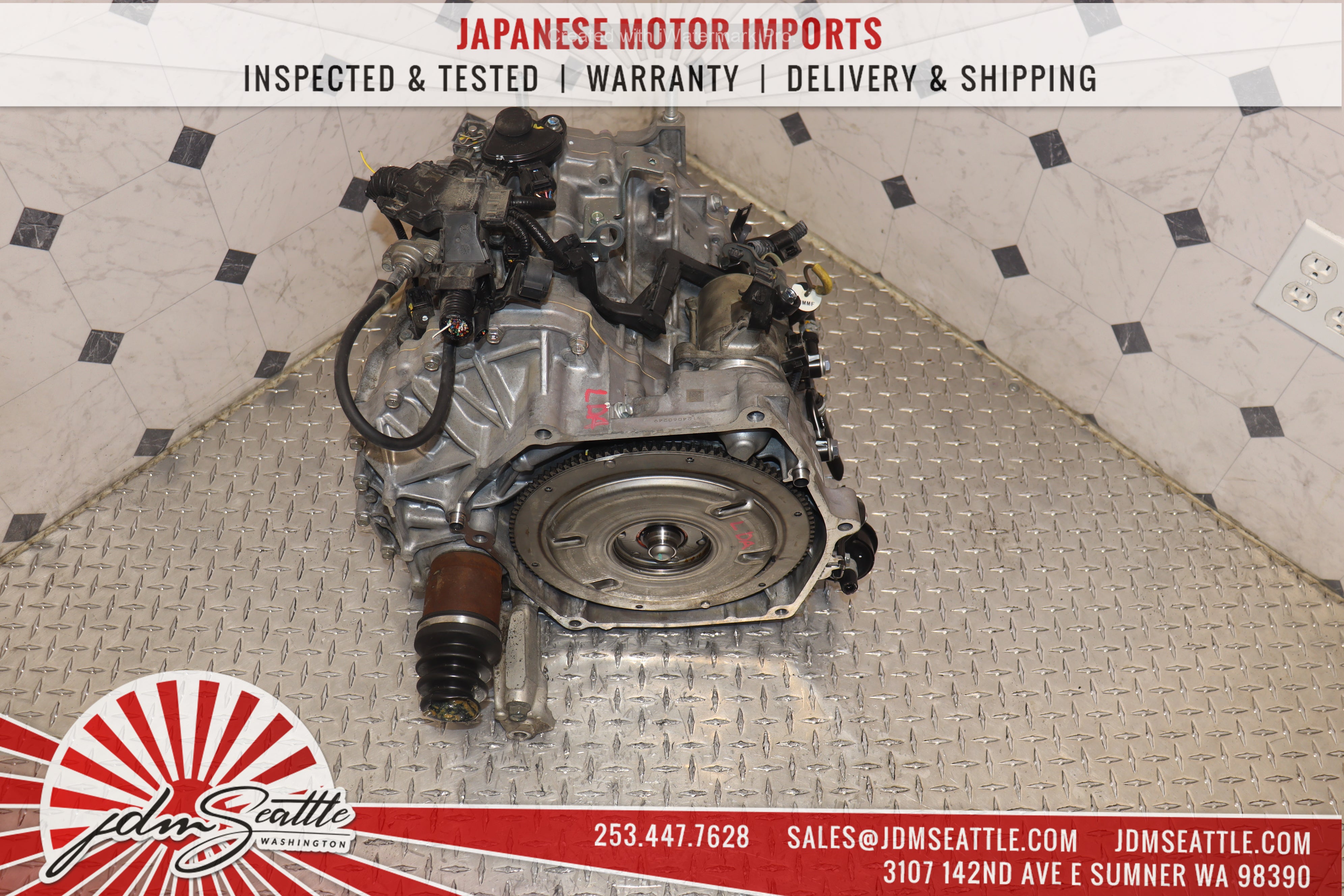 JDM 10-11 Honda Insight Hybrid CVT Automatic Transmission LDA MF6 - Compatible with 2010-2011 Honda Insight Models - Perfect for Smooth Gear Shifting & Fuel Efficiency