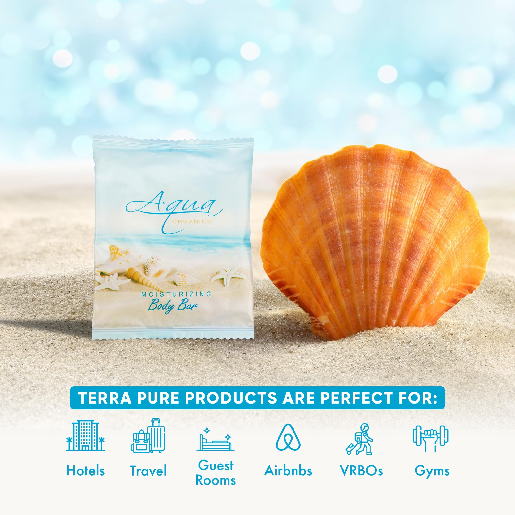 Travel Size Bar Soap - 1 oz Bulk Pack (Case of 500) | Hotel Amenities, Beach Essentials & Camping Toiletries | Perfect for Hospitality, Vacation & Outdoor Use